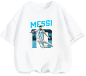 Narutoes Tshirt Boys Girls Clothing Summer Marios Short-sleeved Casual Sonic T-shirt Children's Sports Tops Messi Kids Clothes