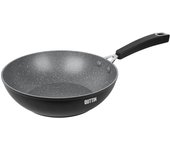 Quttin - Sartén Wok 24cm Aluminio Forjado Grandchef - Apta para Todo Tipo de Cocinas, Antiadherente, Diseño Ergonómico y Versátil