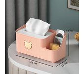 Tissue Storage Box Living Room Desktop Storage Multi-function Storage Box