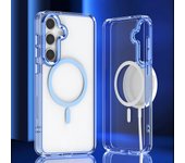Transparent Shockproof Case for Samsung Galaxy S24 23 22 Ultra Plus FE A54 A34 A14 A25 A24 A13 A15 A05 S Lens Frame Clear Cover