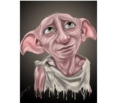 5D DIY Harry Potter Diamond Painting Elf Dobby Hogwarts School of Witchcraft and Wizardry Cross Embroidery Mosaic Art Gift