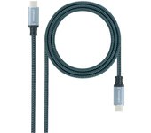 CABLE USB 3.1 GEN2 5A USB-C/M-USB-C/M NEG/GR 0.5 M