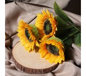 3/5/10PCS Artificial Sunflower Silk Sunflower Fake Flower Heads Wedding Bouquet Decoration Arrangement Party Home Decor plants