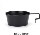 Cuenco de nieve para exteriores, vajilla de acero inoxidable 304, juego de cuencos de nieve portátiles, taza de nieve para viajes, utensilios de cocina para barbacoa y picnic