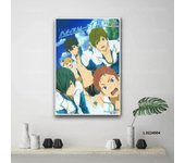 Free Eternal Summer Anime x Canvas Poster  Iwatobi Swim Club Wall Art for Home  Cafe Decor Gift Idea