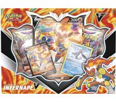 Caixa do jogo de cartas coleccionáveis Pokemon Infernape V espanhol