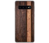 Tumundosmartphone Funda Gel Tpu para Samsung Galaxy S10 Plus diseño Madera 05 Dibujos