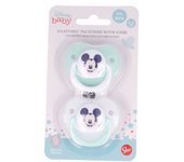 Chupete Anatómico Mickey Mouse Verde 0-6 Meses (2 Unidades)