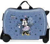 Disney Minnie Maleta Correpasillos ABS Rígida Minnie Style Azul