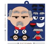 30cm/11.8in Change Face 3D Puzzle Funny Game Children Montessori Learning Educational Toys for Kids Facial Expression Sticker