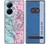 Funda Silicona para Vivo V29 Lite 5G diseño Mármol 08 Dibujos