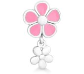 New 925 Sterling Silvering Flower Bees Sunflower Charm of ley 925 Chain Beaded Fit Original Pandora Bracelet DIY Ladies Jewelry
