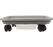 Plant Tray with Built-in Water Container  Rolling Planter Trolley with Wheels Plant Stand