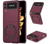 Fashion Ultra Thin Magnetic Magsafing Case for Samsung Galaxy Z Flip 4 5 Flip 3 Wireless Charging Cover for Samsung Z Fold 3 4 5
