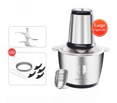 Picadora de carne máquina de cocina multifunción de acero inoxidable picadora de carne eléctrica batido de carne pequeña picadora