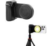Agarce magnético para Cámara de teléfono, soporte de trípode para teléfono selfie, soporte de agarre magnético 2 en 1 Para Cámara with clip para teléfono para fotos y videos de teléfonos inteligentes