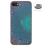 Tumundosmartphone Funda Gel Transparente para Iphone SE 2020 diseño Mandala Dibujos