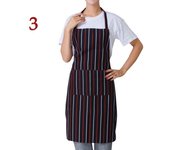 Womens Mens Cooking Chef Kitchen Restaurant BBQ Apron Dress with 2 Pockets Simple Style Waiter Apron