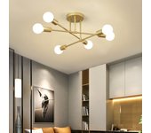 Modern Sputnik Ceiling Chandelier Satellite Hanging Lamp Lustre Light Fixture 6 8 10 Iron Spider Home Living Dining Room Decor