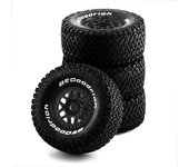 4Pcs 138mm 1/7 Desert Short Course Truck Tire 17mm Wheel Hex for ARRMA Mojave TRAXXAS UDR Yikong DF7 FS Off-road Buggy RC Car