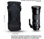 JJC Camera Lens Case Water Resistant Lens Pouch for DSLR Camera Lens Bag for Nikon Tamron Sigma Pentax Sony Fujifilm Panasonic