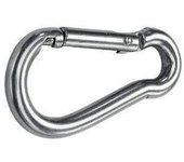 Mosqueton bombero 8x80 mm acero