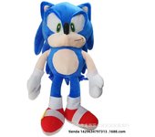 40cm High quality Sonic Bag Plush Toys Cartoon PP Cotton Bag Shadow Hedgehog Soft Stuffed Cute Cartoon Doll Kids Birthday Gifts