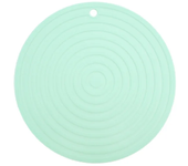 Round Heat Insulation Pad Heat-resistant Pan Pad Silicone Anti-scald Non-slip Pot Holder Table Silicone Mat Household Meal Pad