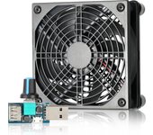 Router Cooling Fan DIY PC Cooler TV Box Wireless Silent Quiet DC 5V USB Power 120mm 240mm Fan 12CM W/Screws Protective Net