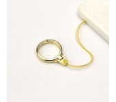 Universal Foldable Finger Ring Lanyard 2 in 1 Mobile Holder Metal Stand And Ring Hang Rope for IPhone 11 Huawei Samsung Xiaomi