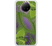 Funda compatible con Xiaomi Redmi Note 9 5G - Redmi Note 9T - Hojas Verdes CL