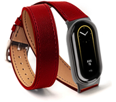 For Mi Band 8 Strap Leather band For Xiaomi Mi Band 9 Wrist Strap Correa Watch Replacement Miband 9 NFC Sports Bracelet Pulseira