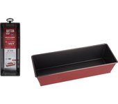 QUTTIN - MOLDE RECTANGULAR 30.5X11-5CM 0-5MM COLECCIÓN CHERRY  - Molde Horno Antiadherente de Alta Calidad - Molde Horno Duradero y Resistente al Calor - Molde Horno Versátil para Repostería Creativa - Molde Horno Fácil de Limpiar y Mantener