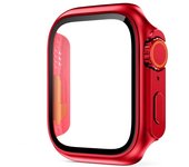 Glass+Case for Apple Watch 45mm 44mm 41mm 40mm 42mm 38mm Screen Protector Cover Change Ultra Bumper iWatch Series 8 7 SE 6 5 3