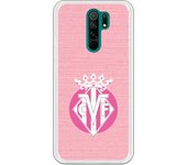 Funda original compatible con Xiaomi Redmi 9 - Villarreal rosa