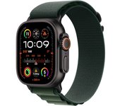 Apple Watch Ultra 2 GPS Cellular 49mm Caja de titanio negro con correa Alpine Loop verde oscuro Talla S