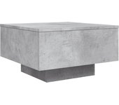 vidaXL Mesa de centro madera de ingeniería 55x55x31 cm Blanco, Negro, Roble Sonoma Mesita de Salón o Comedor o Auxiliar Mesa de Café Meuble Salón