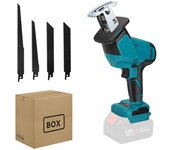 12000SPM Sierra recíproca sin escobillas, 3600W motosierra inalámbrica, sierra de corte de Metal y madera, herramienta eléctrica para batería Makita de 18V