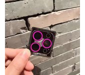 Noctilucent Camera Lens Protection For iPhone13 Pro Max Colorful Tempered Glass Lens Screen Protector For 15 Pro MAX 14pro