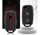 2 Buttons Silicone Remote Flip Car Key Cover Case For Vw MK4 Seat Altea Alhambra Ibiza Polo Golf 4 5 6 Transporter Amarok