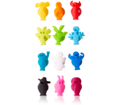 Vacu Vin Marcadores de copas Party People, set de 12 figuras diferentes. Cantidad mínima de compra 2 unidades