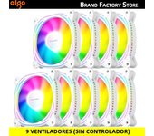 Aigo Z12 Computer Case Fan Reverse Ventoinha PC 120mm Rgb Fan Cooler 4pin PWM CPU Cooling Fan 3pin5v Argb 12cm Ventilador
