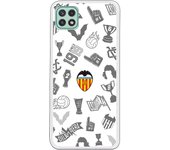 Funda original compatible con Samsung Galaxy A22 5G - Valencia Stickers Gris Escudo Color