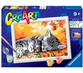 RAVENSBURGER CREART KIT PINTURA GATITOS EN OTOÑO, 28932, TIENDA CON LICENCIA OFICIAL