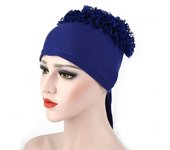 Muslim Fashion Women Hijab Scarf Stretch Turban Bonnet Tie Back Volumizer Underscarf Headband Indian Wrap Headwrap