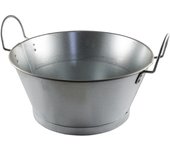 Wurko Cubo de Basura BAO Chapa Galvanizada 45 Cm 22 L - Resistente a la Corrosión