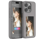 NFC Function Phone Case 3.7 Inches Screen Display Mob for IPhone 15 14 13 Wireless Transmission Screen Projection Phone Case