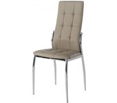 Miroytengo Pack 4 Sillas Comedor Laci Estilo Moderno Salón Polipiel Cromadas 101x51x45 cm