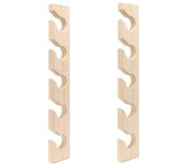 2 piezas sombrero estante para pared de madera gorras de béisbol organizador de montaje en pared sombrero de béisbol soporte vertical sombrero bastidores para armario-en stock