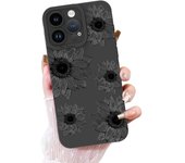 Floral Case for iPhone 16 Pro Max, Cute Sunflower Flowers Design Soft TPU Shockproof Protective for Women